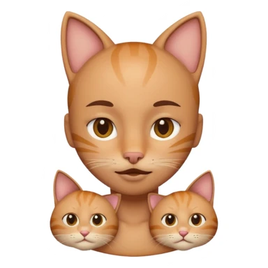 Add a cat emoji or cat filter to the image  sticker