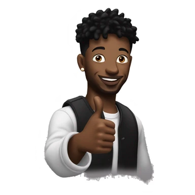 21 savage doing a thumbs up sticker