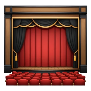 theater stage sticker