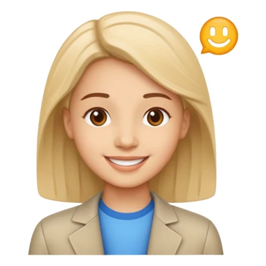 hazme un emoji de ayudando a una empresa a dejar de perder el tiempo atravez de la ia sticker