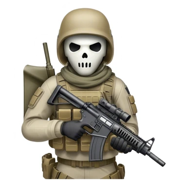 call of duty ghost with M4 sticker