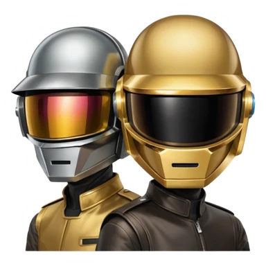 daft punk realistic sticker