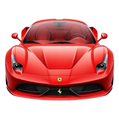 ferrari cartoon sticker