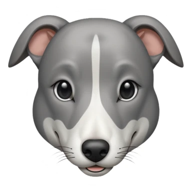 Greyhound front facing sticker