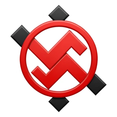 nazi swastika sticker