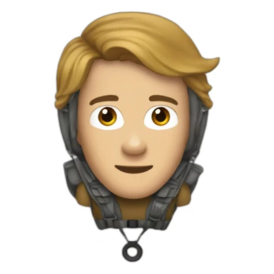 Jack dawson in a parachute sticker