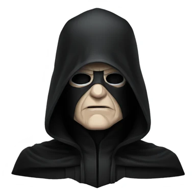 palpatine under a black hood sticker