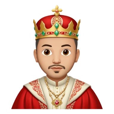 Robe mariage roi Mohammed VI sticker