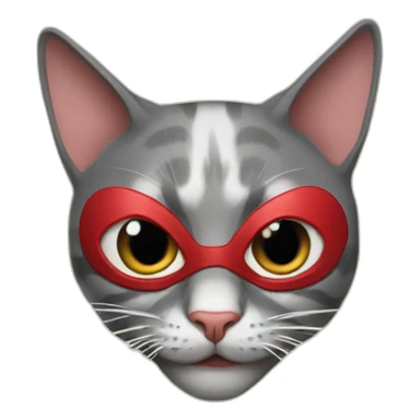 cat spiderman sticker