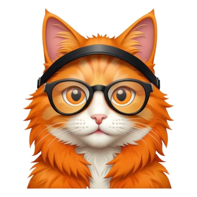 a film director cat sticker