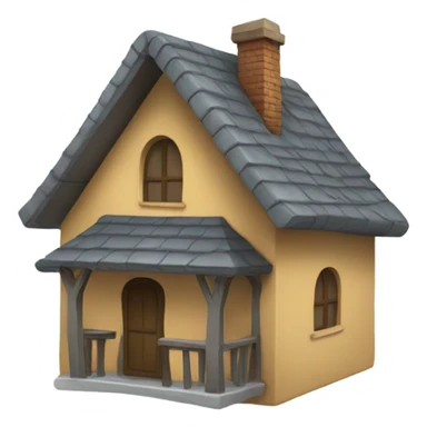 House with a hoodie sticker