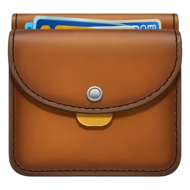 empty wallet, no money, simple, clear, no text sticker