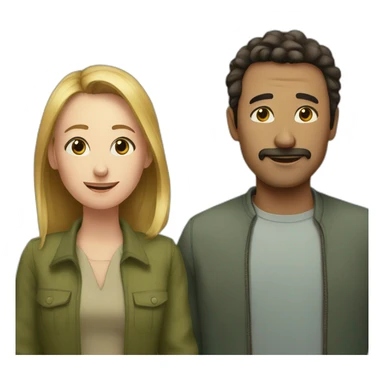 Allan and Midge sticker