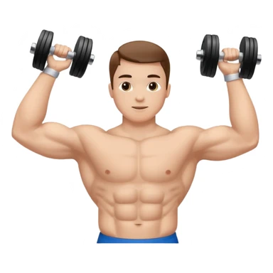 haltère élévation latérale orienté de côté, une seule haltère sticker