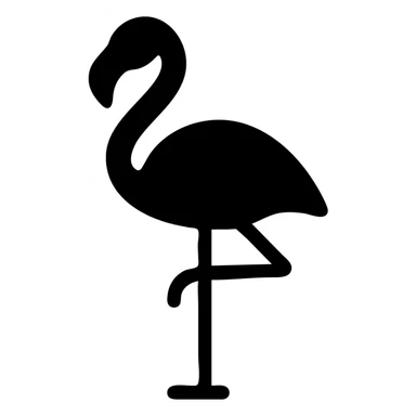 flamingo sticker