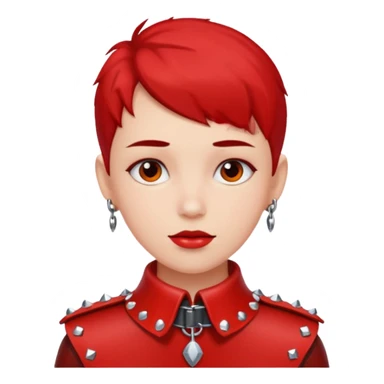 red collar bdsm sticker