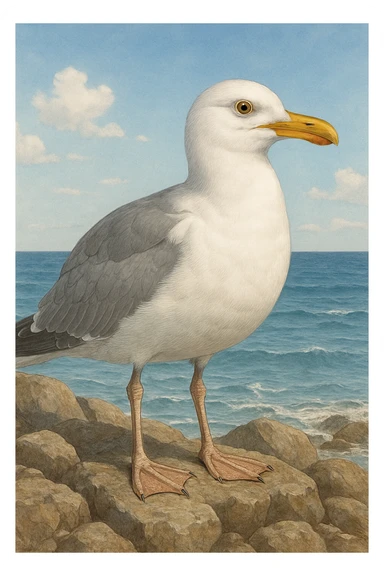Seagull sticker