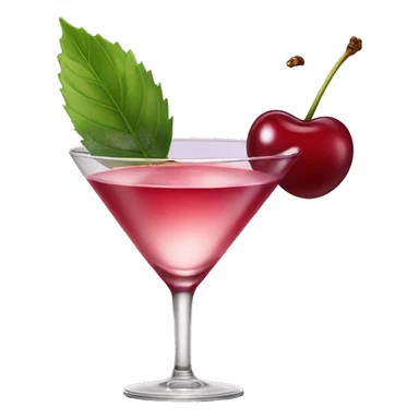 A cherry martini sticker
