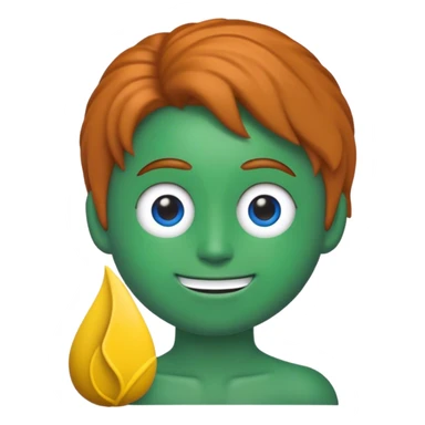 Crie um emoji de uma figura indígena de aparência amigável e respeitosa, com pele em tom de cobre, cabelos lisos e pretos, usando um cocar simples com penas coloridas em tons de verde, azul e amarelo. O rosto deve transmitir simpatia, com olhos expressivos e um leve sorriso. O estilo deve ser minimalista e moderno, semelhante ao design de emojis populares, com detalhes sutis que remetam à cultura indígena de forma respeitosa e inclusiva. sticker