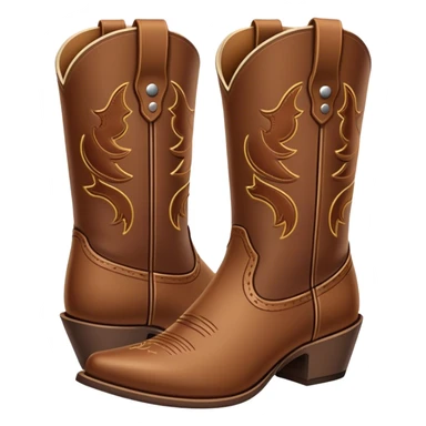 Cowgirl boots sticker