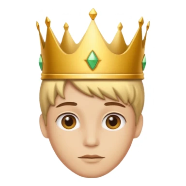 aggiungi una corona sulla testa sticker