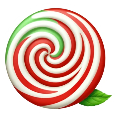 Peppermint emoji Google Noto Color emoji style  sticker