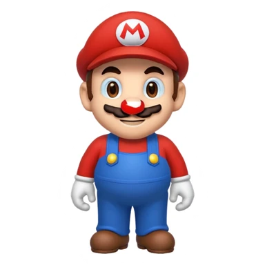 Mario pixel-art sticker