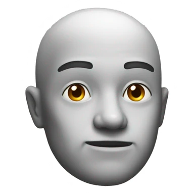 A face emoji turned to the left side eyeing sticker