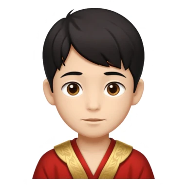 boys character  Santu  Ganji  sticker