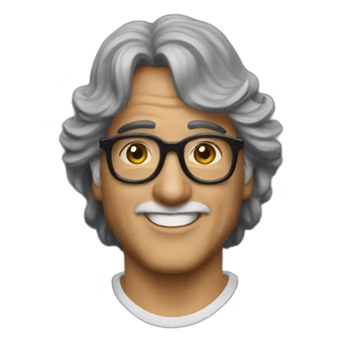 Al Bano with black t shirt sticker