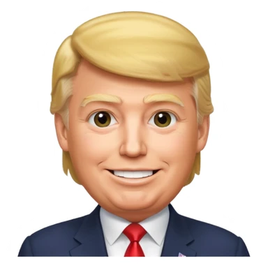 Trump  qui dit dans une bulle et qui di sticker