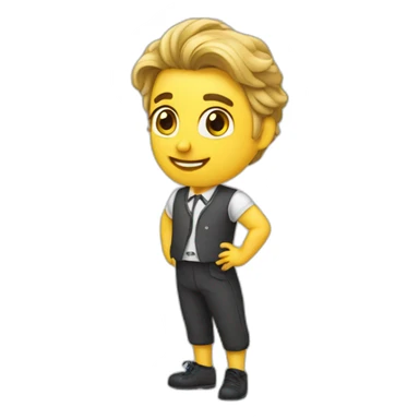 O pisica dansatoare sticker