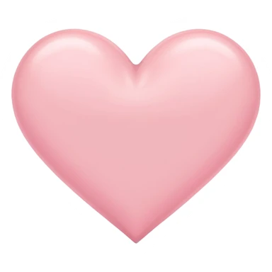 Pastel pink heart sticker