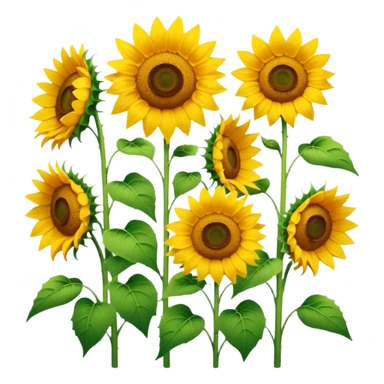 7 million sunflowers sticker