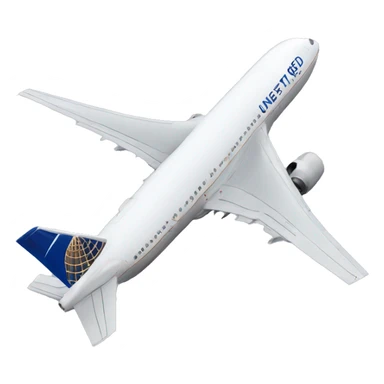 united 777 airplane sticker