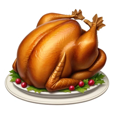 turkey xmas sticker