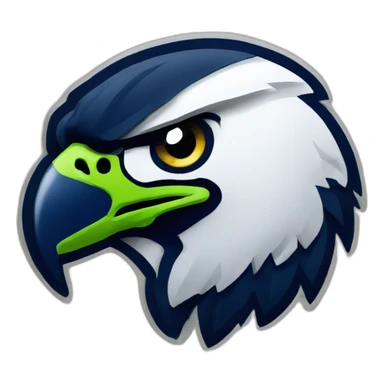 seahawks nfl eagle sticker