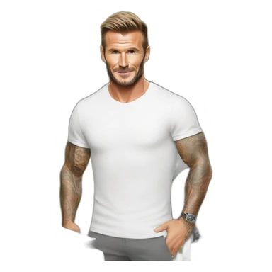 David Beckham at a bbq sticker