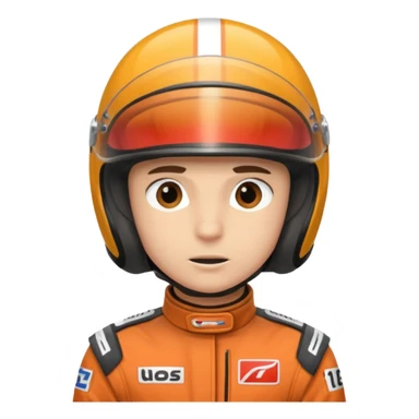 Race car driver sticker