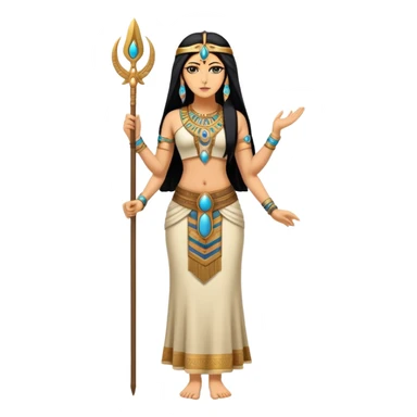 fullbody realistic annunaki attractive female sticker