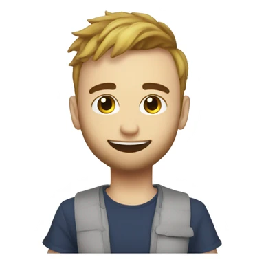 Squeezie qui fait c'est chao sticker