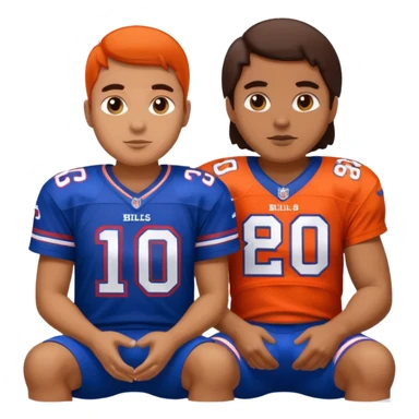 Denver bronco sitting on buffalo bill sticker