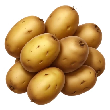A potatoes swimming in potatoes sticker