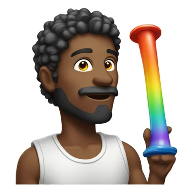 Guy holding that Bong sticker