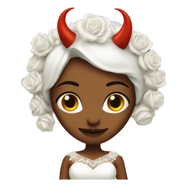 Devil bride sticker
