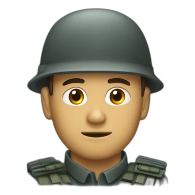 Soldado pelirrojo sticker