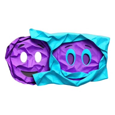 newspaper with headlines and neon glow effect, blue neon glow on top left, purple neon glow on bottom right sticker