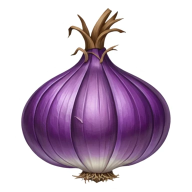 dried purple onion sticker