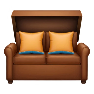 Couch or lamp in box
 sticker