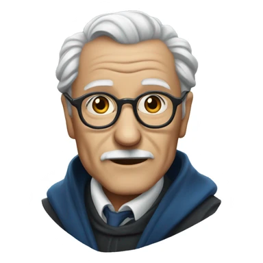 old men, loves music, professor, ravenclaw sticker